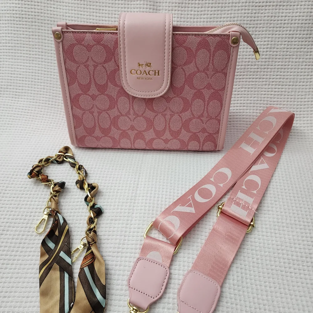 Coach Pink Women's Bag - Picture 1 of 3
